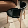 Herman Loungestol Envy Leather - Oak/Black
