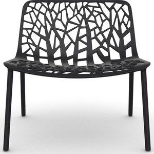 Forest loungefåtölj Black 