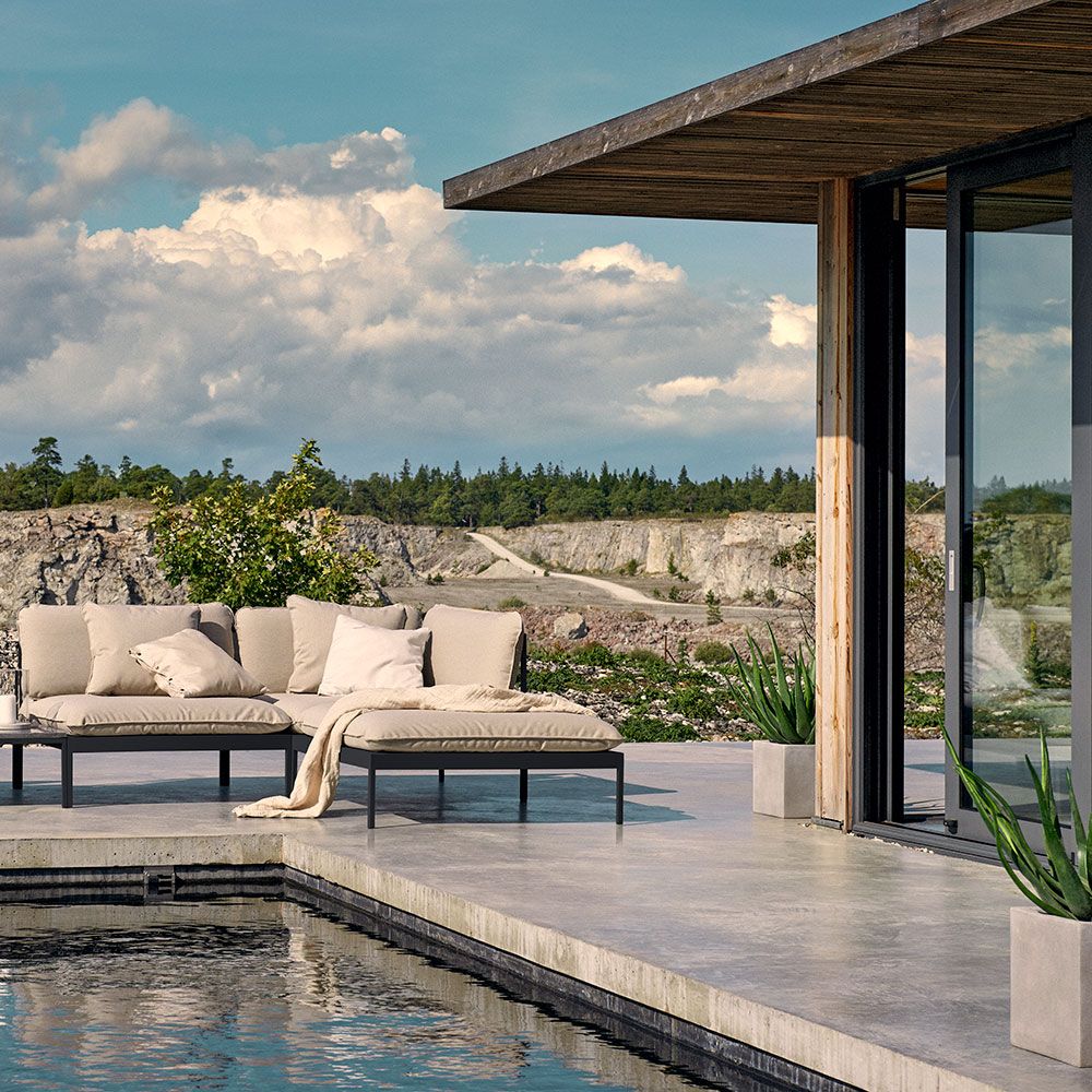 Bönan Soffbordsunderrede 105X105 Mörkgrå 