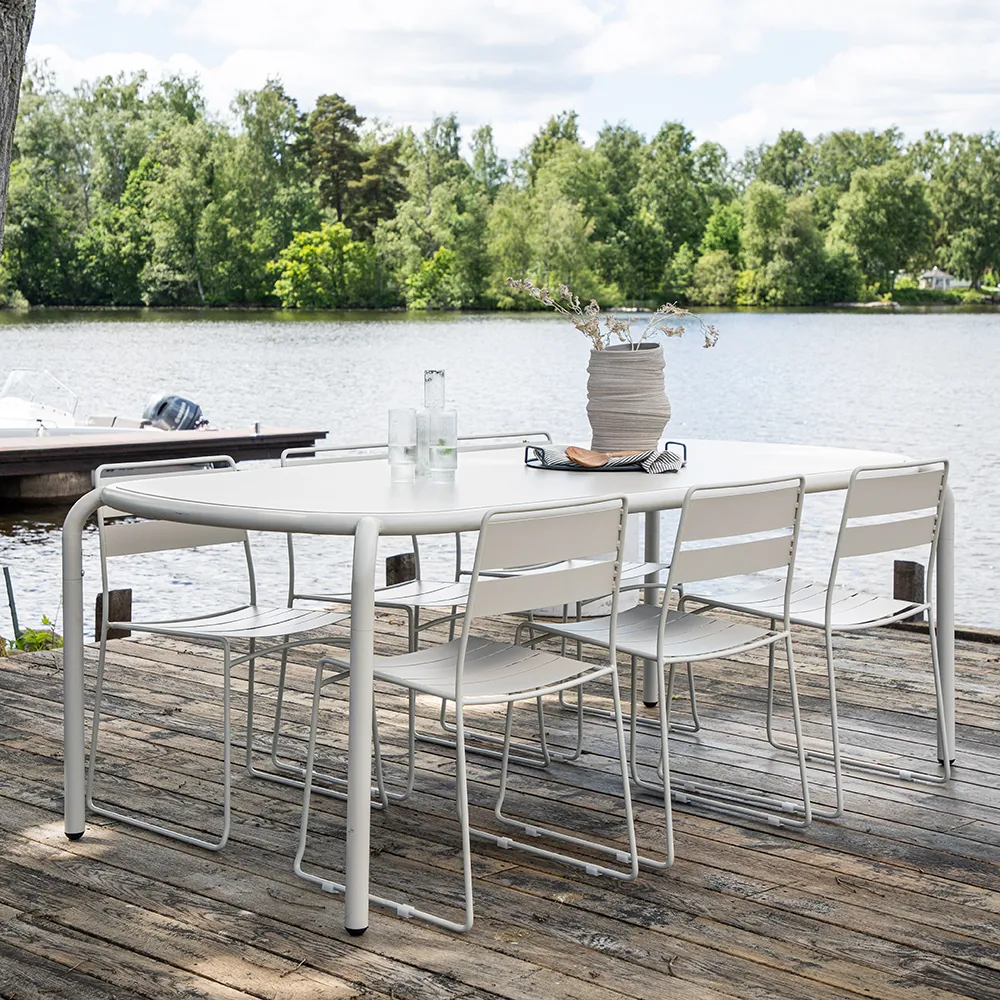 Lina Matstol Beige 2-pack