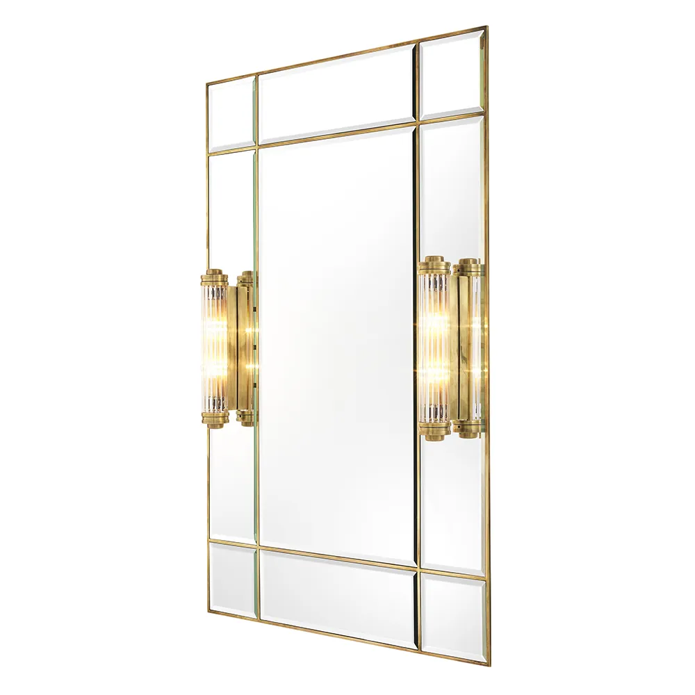 Spegel Beaumont med belysning