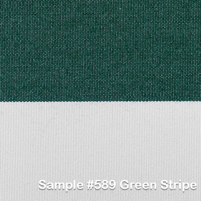 Fortello 300x300 cm parasoll alu Cat.5 589 Green Stripe