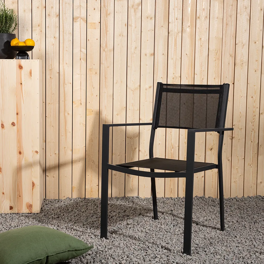 Copacabana Matstol Svart 2-pack