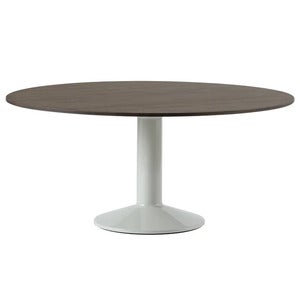 Midst matbord 160 cm - Dark Oiled Oak Grey
