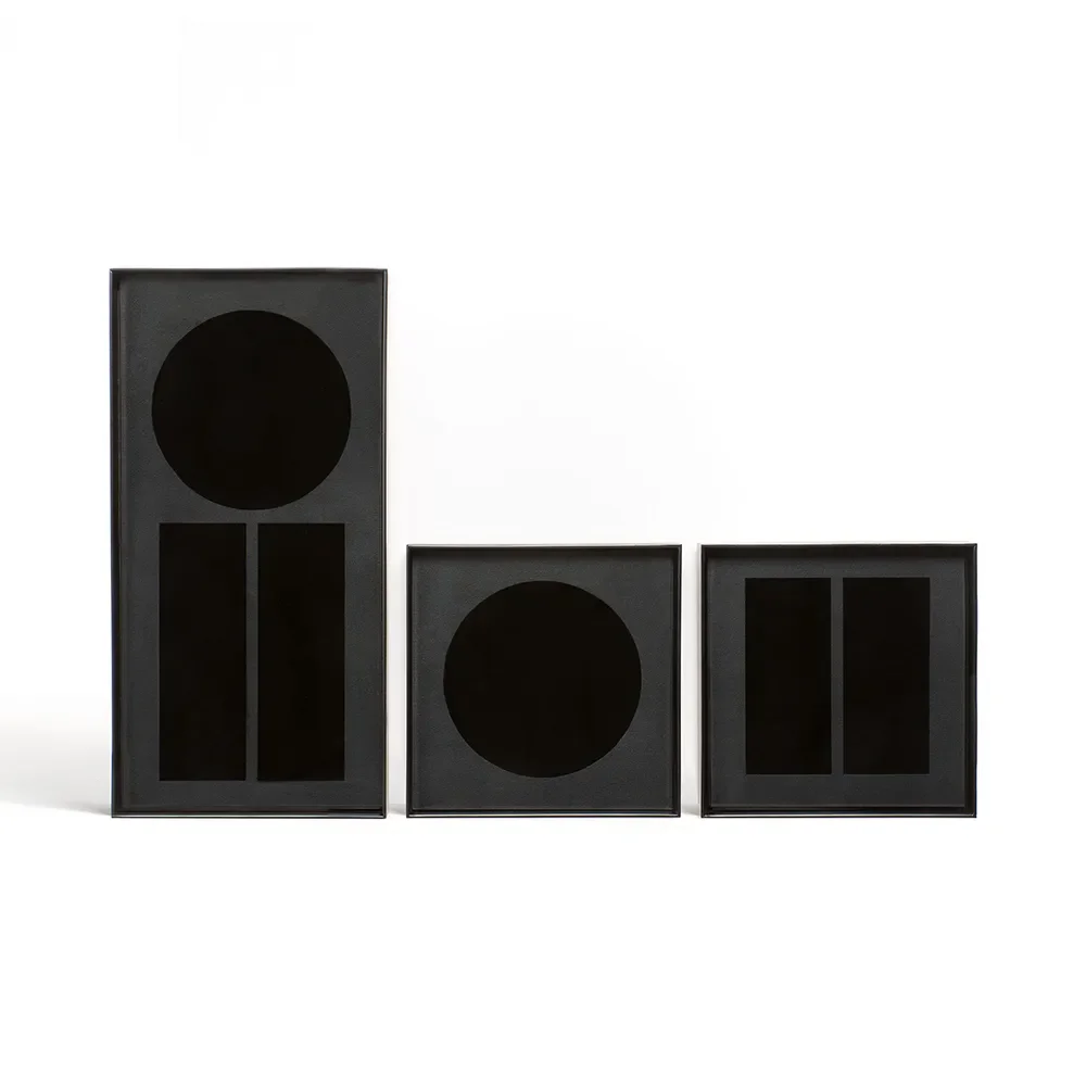 Skrivbordsorganisatör valnöt 33x33 cm