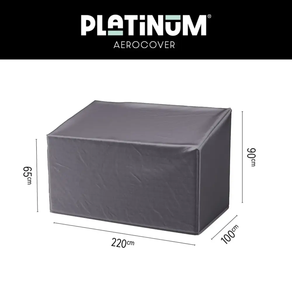 Överdrag till loungebänk HB 220x100xH65/90 Aerocover Antracit