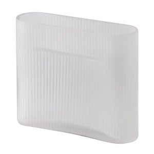 Ridge Vas H: 16,5 cm White Frosted