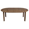 Comfort Circle Matbord med förlängning 132-202x132 Dark Oak