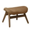 A Conversation Piece Ottoman Fotpall Dark Oak/Sugar Brown
