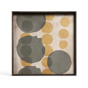 Layered Dots bricka 51x51 cm