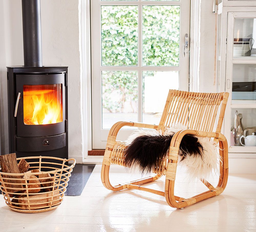 Curve loungefåtölj Natur