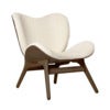 A Conversation Piece Loungestol Dark Oak/Teddy White