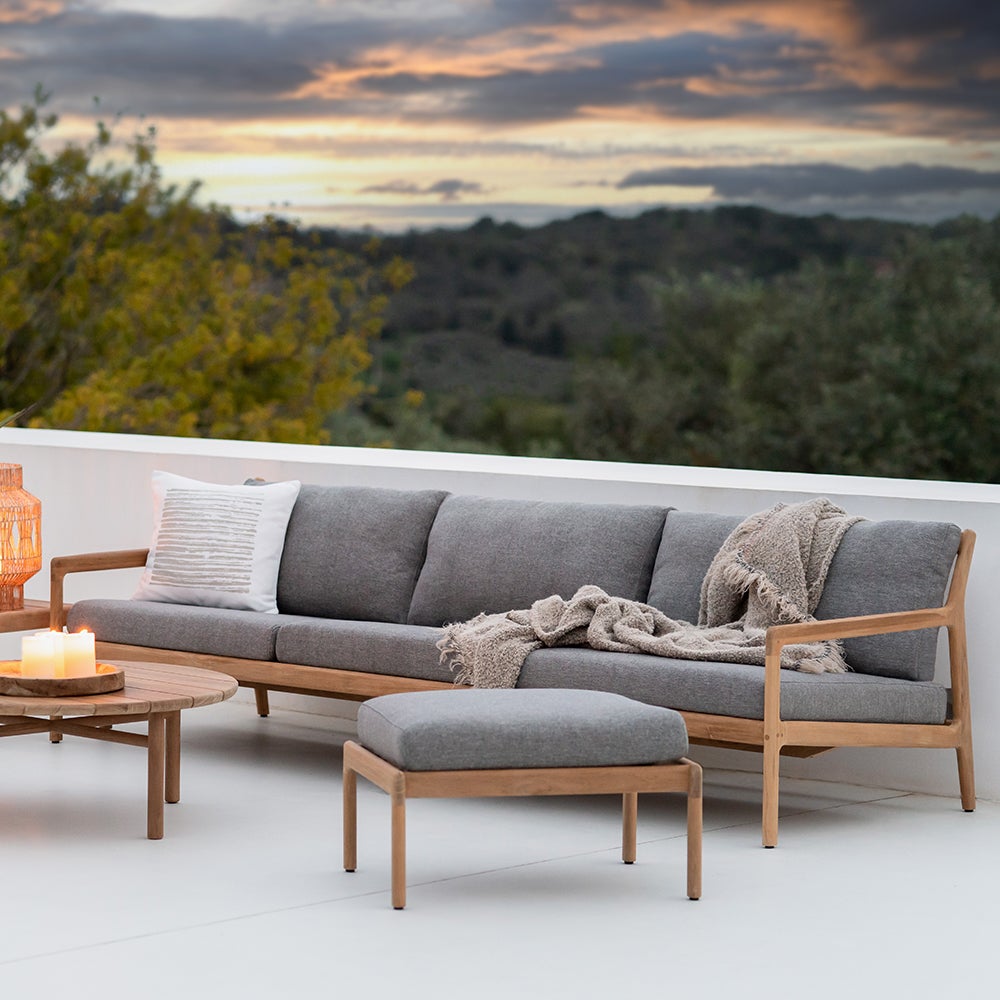 Jack 3-sits soffa Teak/Mocha