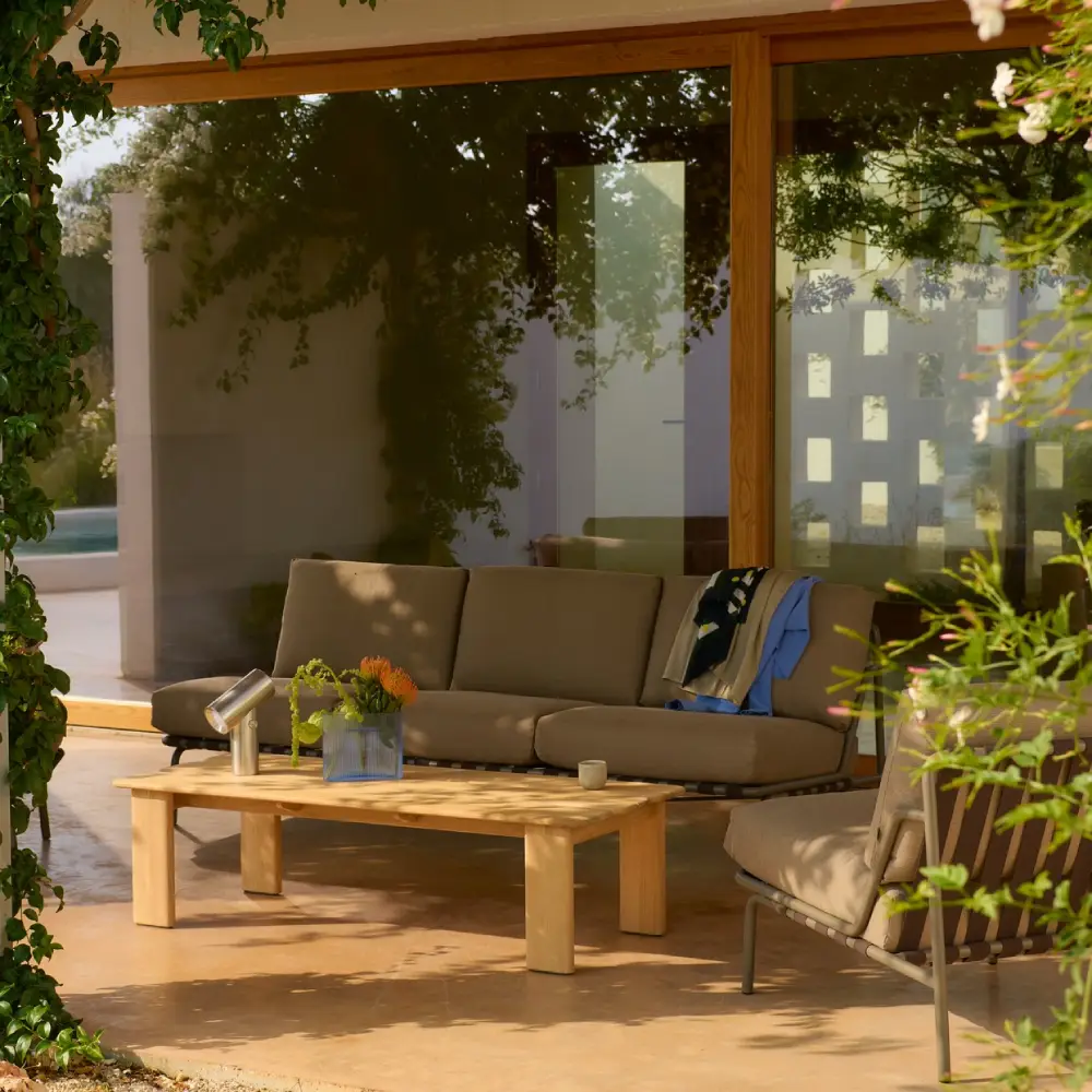 Loungefåtölj Settle Ribbed Weave 5/Taupe