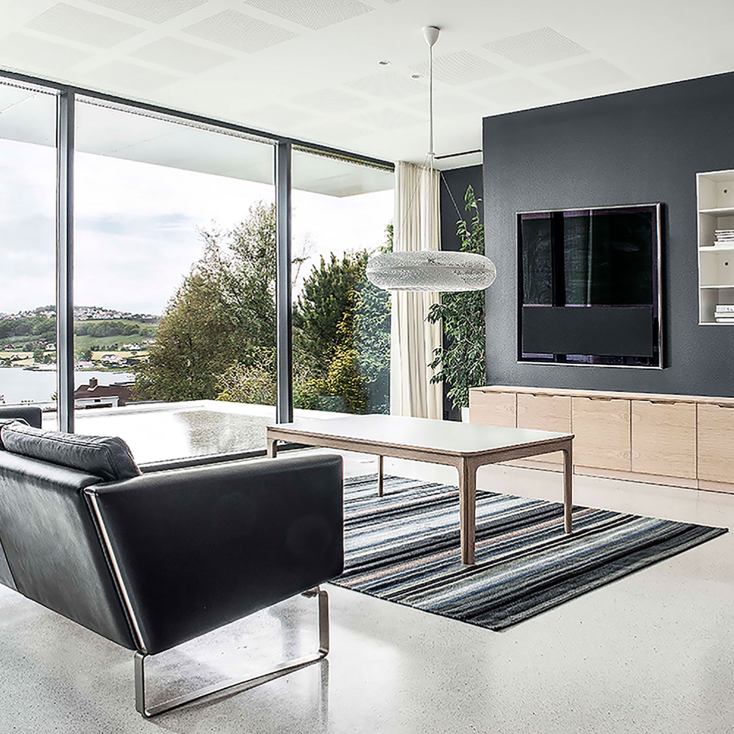 Sm205 Soffbord Ek Massiv Vitolja 135X77X47Cm 