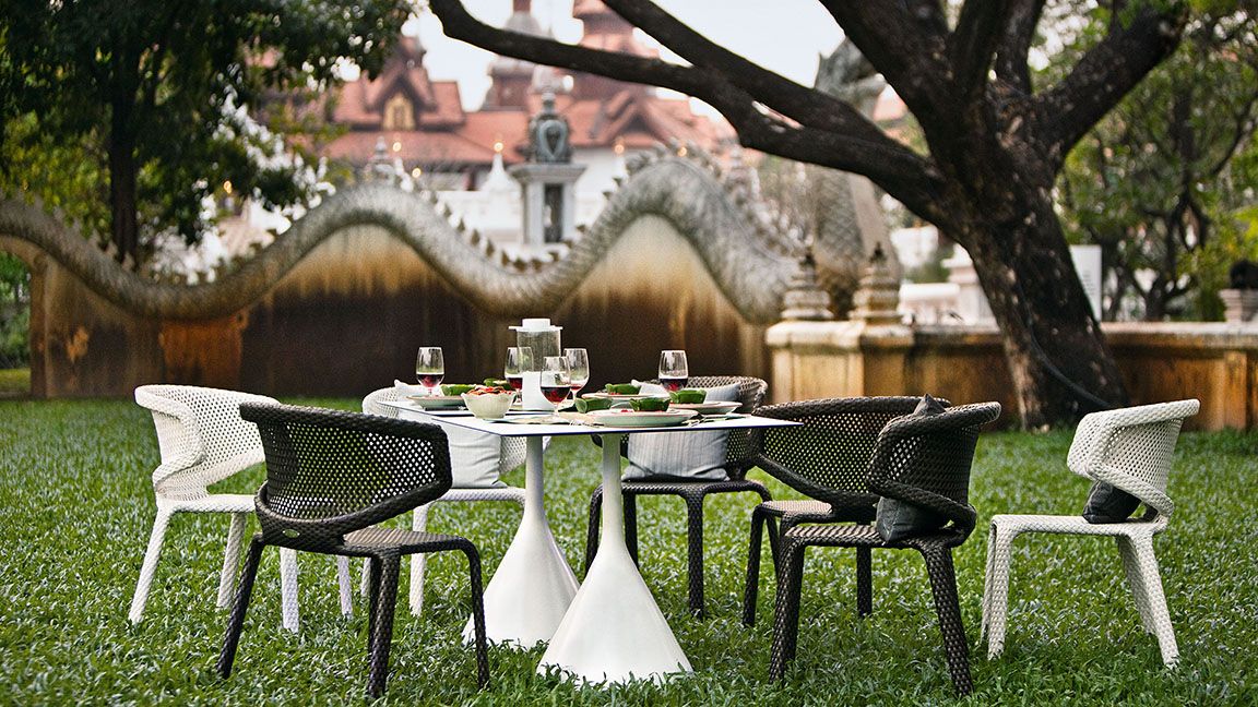 Seashell karmstol vit 