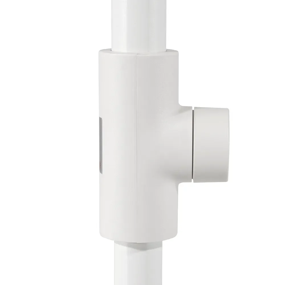 Smart parasoll 200x200 cm matt white Kat.5 570 Steel Stripe