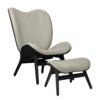 A Conversation Piece Loungestol Black Oak/White Sands