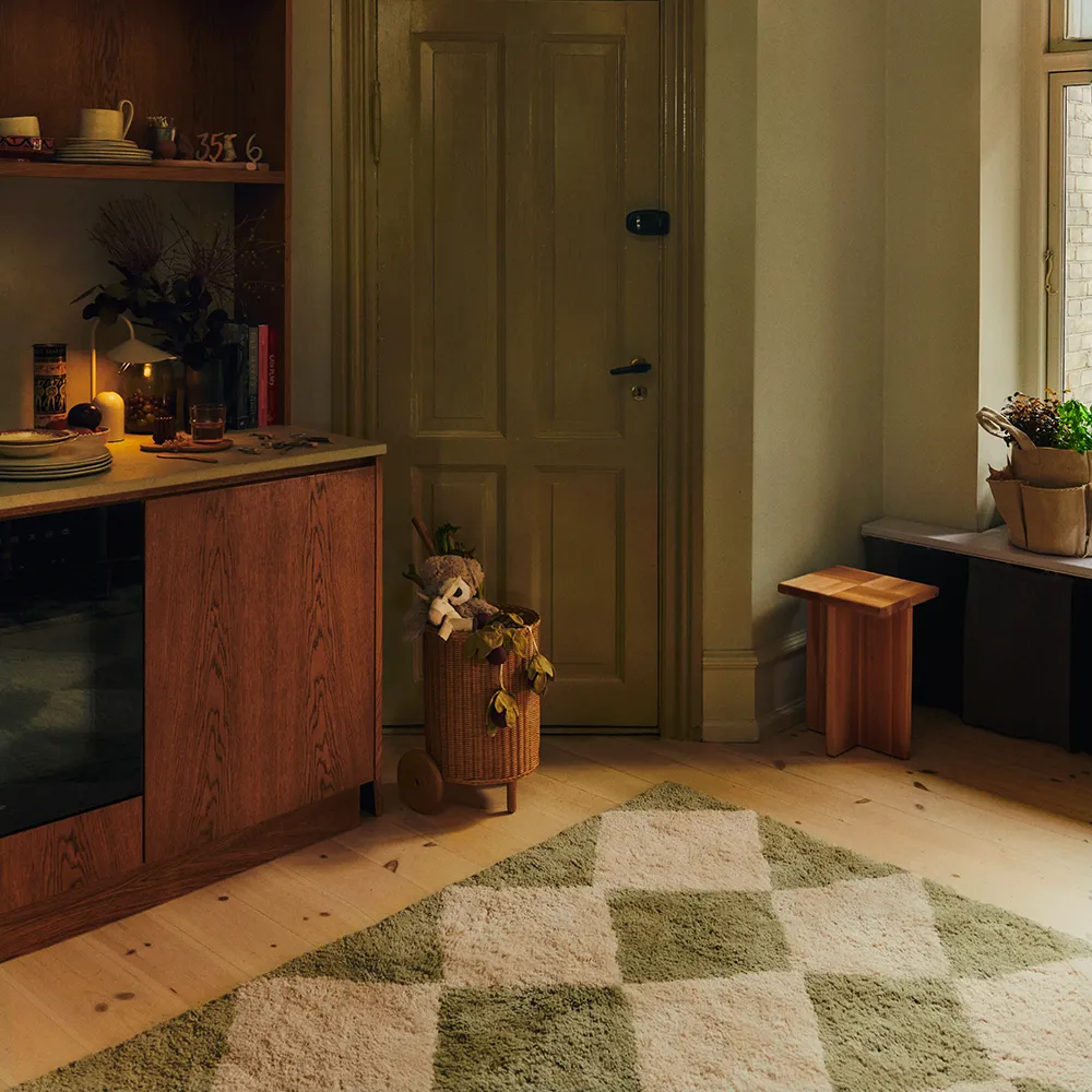 Handtuftad Ullmatta Tilt 140x200 cm