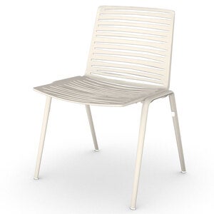 Zebra matstol Creamy White