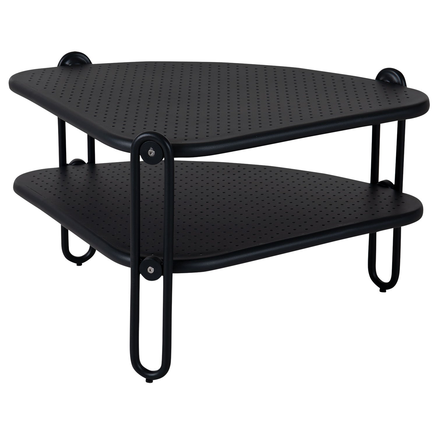 Blixt soffbord 60x60 cm svart 
