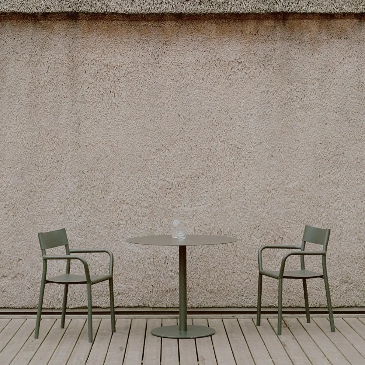 May Bistrobord Ø90cm Mörkgrönt