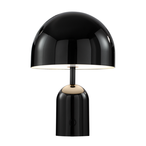 Bell Portabel lampa Black LED