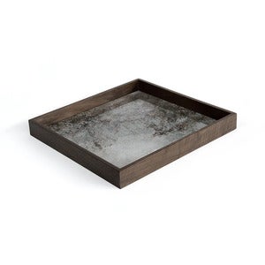 Aged bricka 38x38 cm clear
