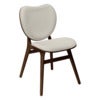 A Conversation Piece Matstol Dark Oak/White Sands