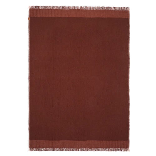 Weaver Pläd - Red Brown