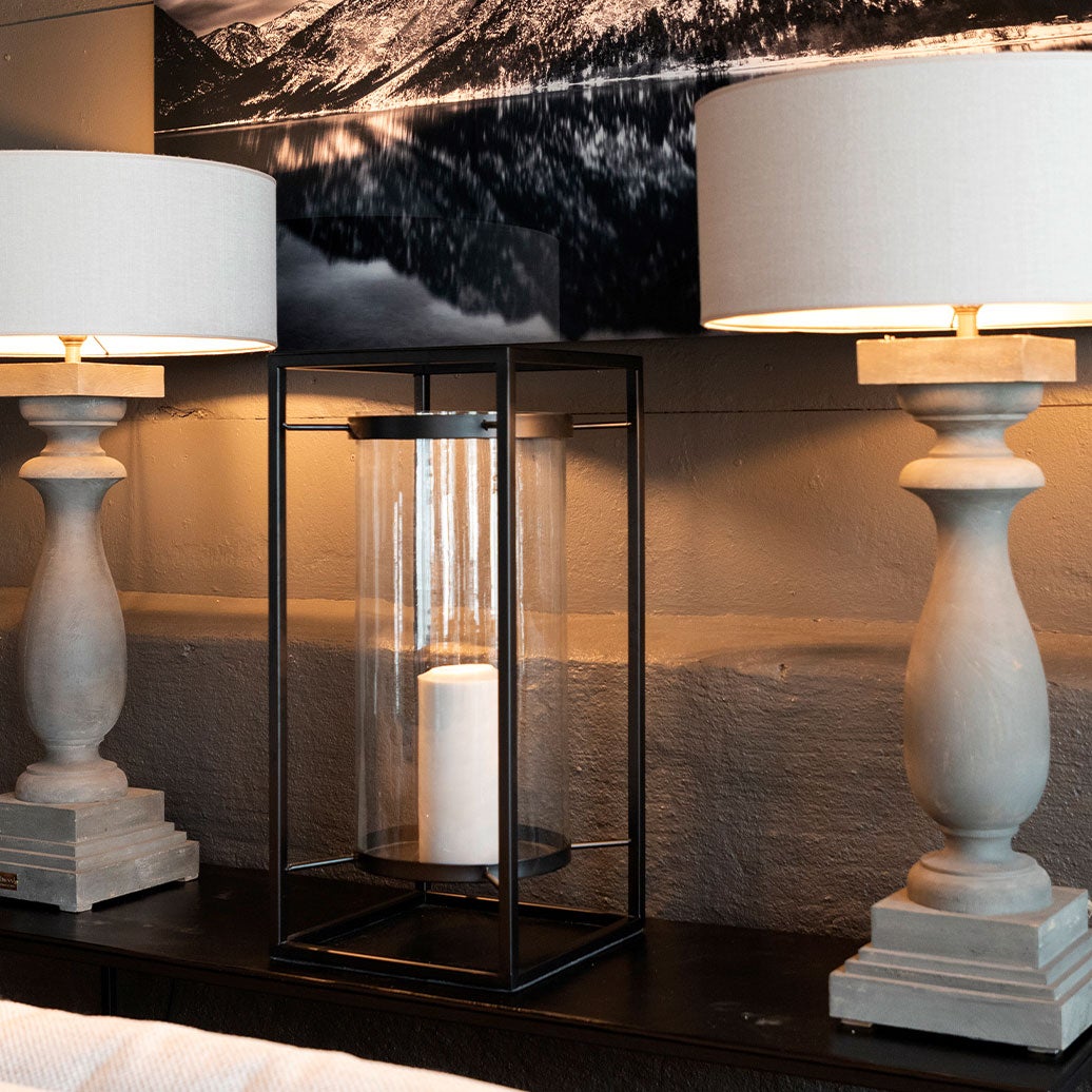 Sonoma Ljuslykta Stor Svart