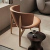 Herman Loungestol Envy Leather - Oak/Cognac