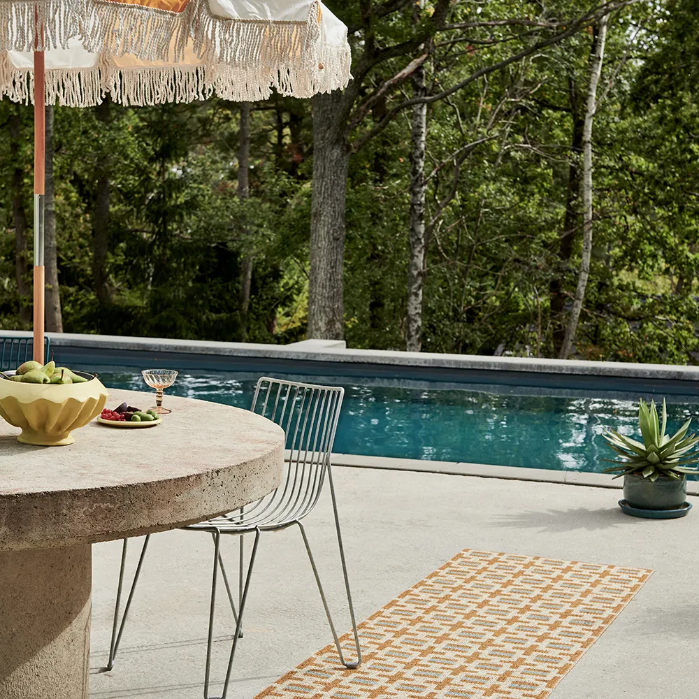 Tom matta Ochre/Cream/Sage 70 x 240 cm