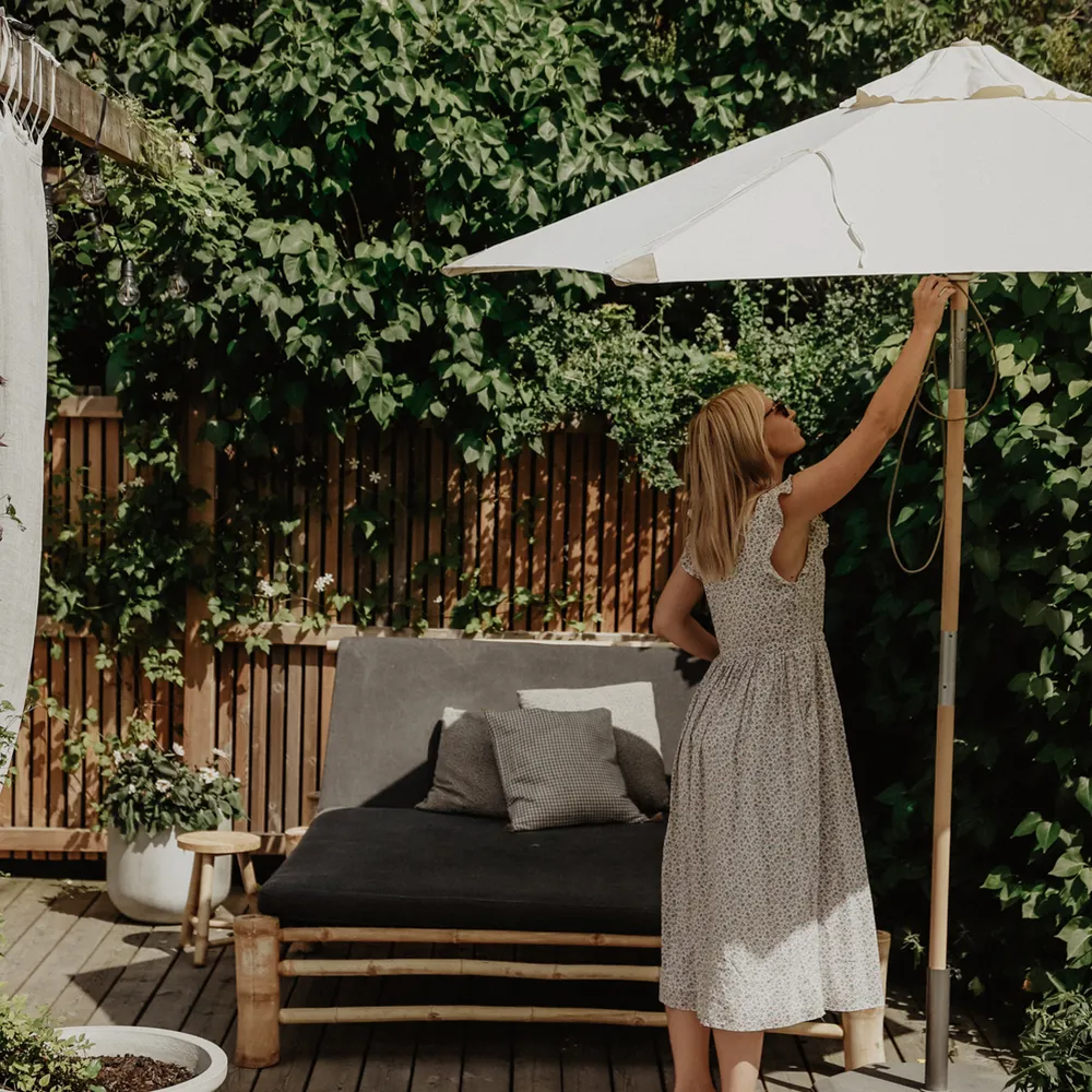 Trieste träparsoll 2,5 m/natur