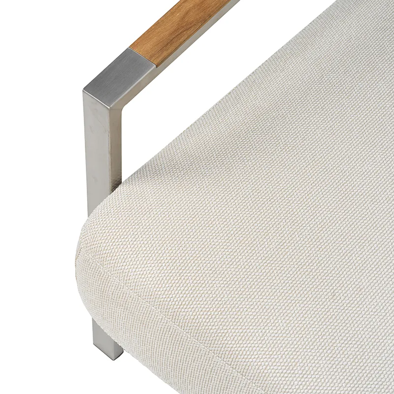 Naos fåtölj  Stainless steel / Dot beige