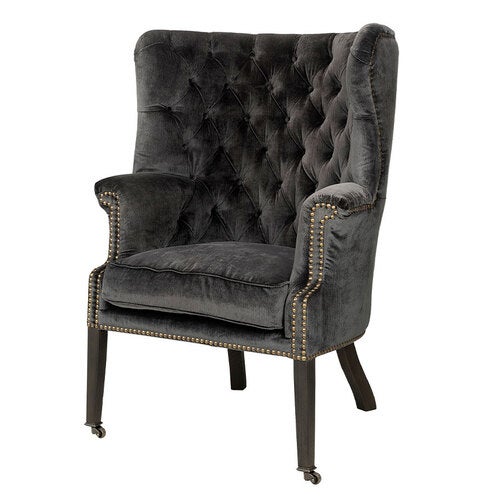 Churchtown Fåtölj Armchair Avanna Velvet Dark