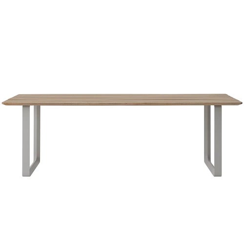 70/70 Matbord 225x90 cm Sapele Mahogany/Grey
