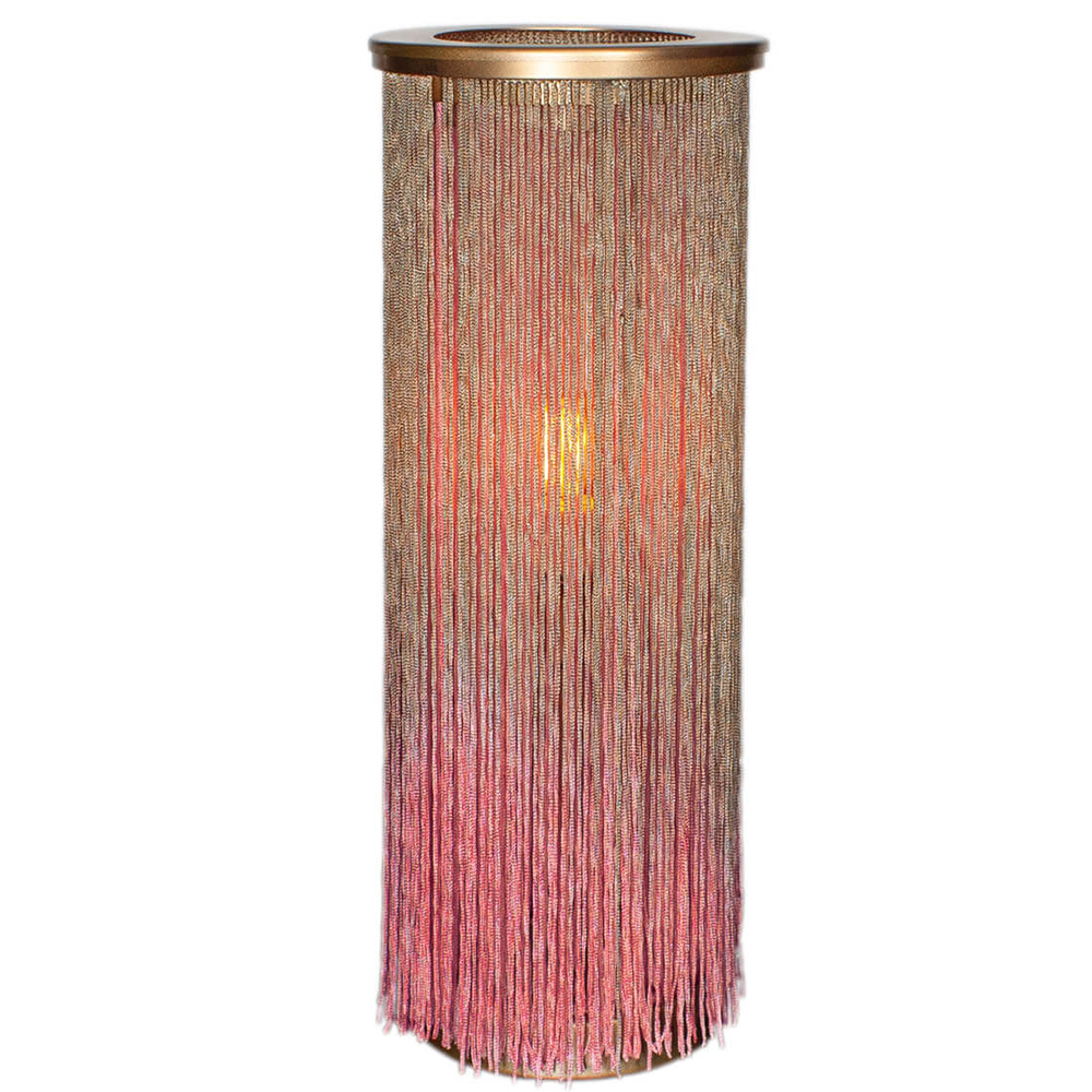 by Rydéns Blondie bordlampa H40cm Rosa/guld