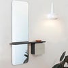 One More Look Spegel Svart ek/Pearl White