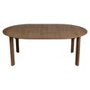 Comfort Circle Matbord med förlängning 132-202x132 Dark Oak