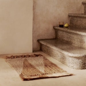 Studie matta 50 x 70 cm - Naturvit/Off-white