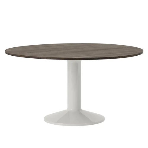 Midst matbord 140 cm - Dark Oiled Oak Grey