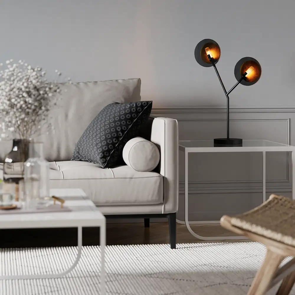 Turno bordlampa Svart