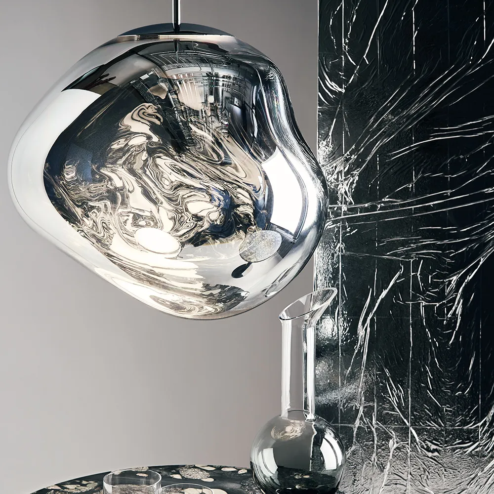 Melt Pendel Silver LED