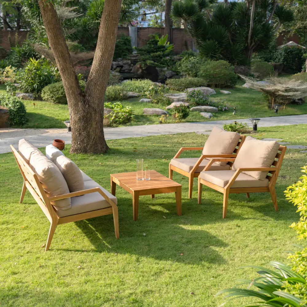 Gunnaröd 2-sits loungesoffa inkl dynor Beige