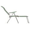 Spaghetti solstol sage green aluminium 