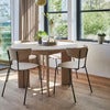 Bevel Matbord Ø117 cm - White Oiled Oak