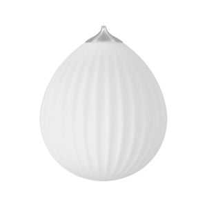 Around the World Lampskärm Ø35 cm White/Brushed steel
