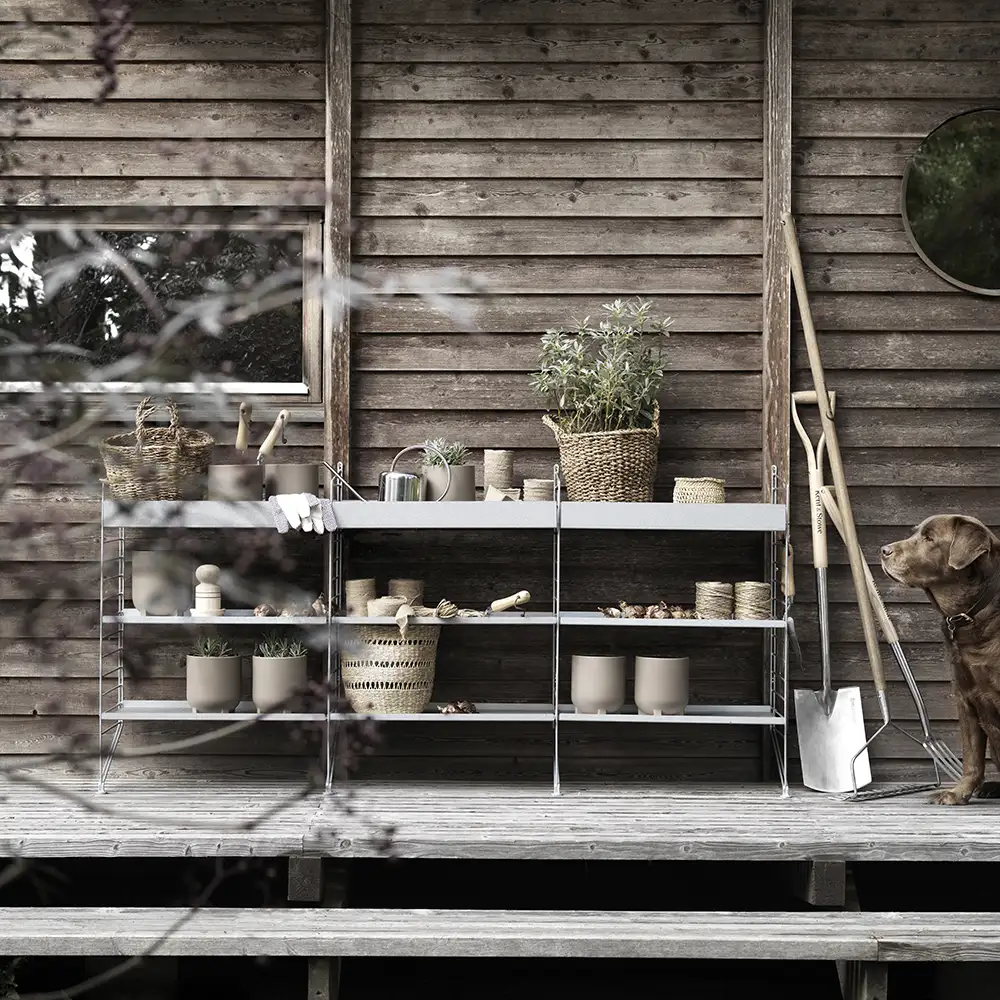 Golvgavel 85x30 cm Galvaniserad 2-pack