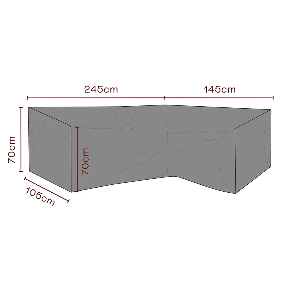 Möbelskydd hörnsoffa 145/245x70x105 cm Premium